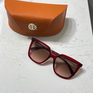 Tory Burch red sunglasses